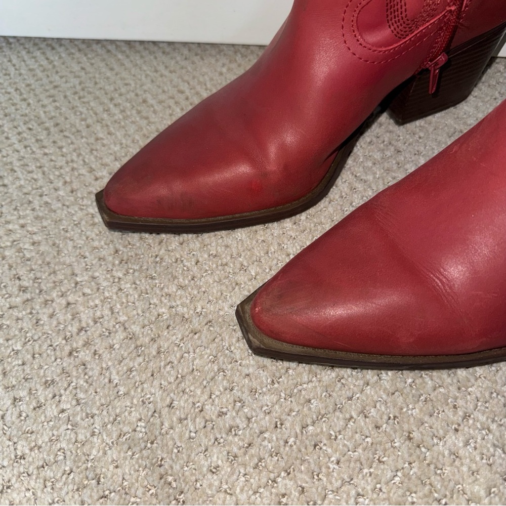 Crown Vintage Red Cowboy Boots - Picture 6 of 7